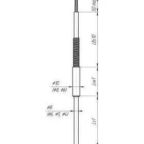 Temperature sensor drawing (Modification 105)